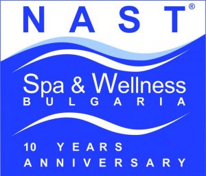 NAST 10 years annyversary logo